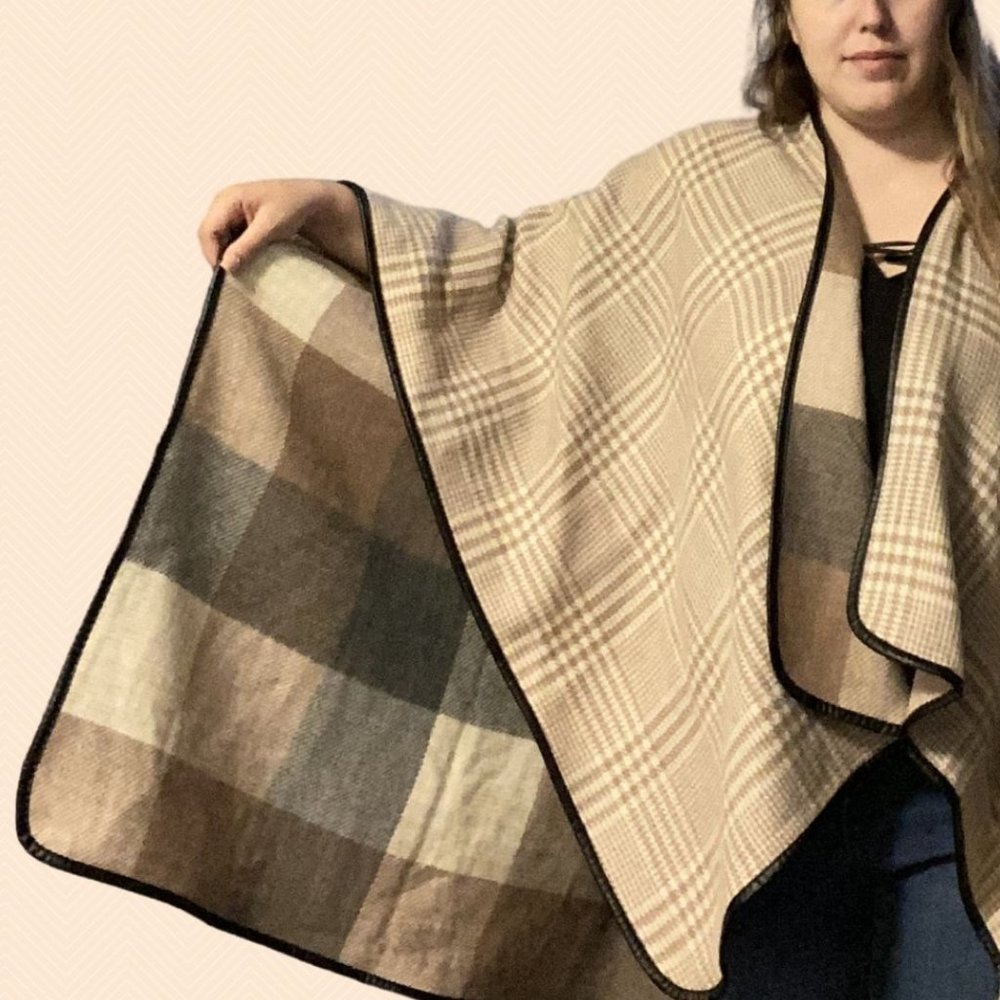 Reversible One Size Fits All Poncho